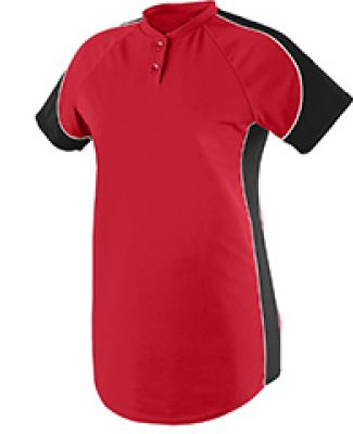Augusta Sportswear 1532 Women's Blast Jersey Red/ Black/ White