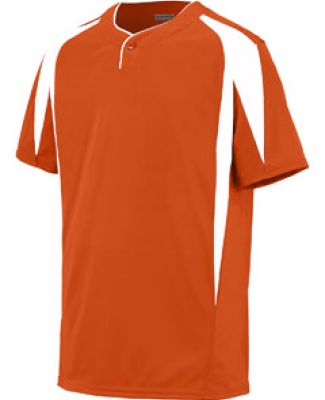 Augusta Sportswear 1545 Flyball Jersey Orange/ White