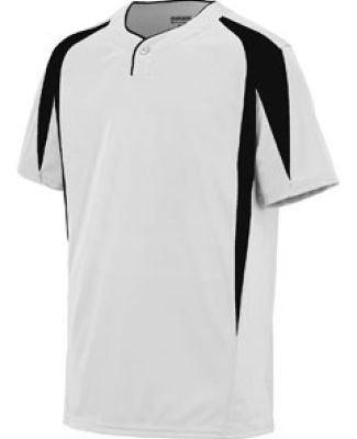 Augusta Sportswear 1545 Flyball Jersey White/ Black