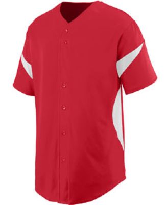 Augusta Sportswear 1651 Youth Wheel House Jersey Red/ White