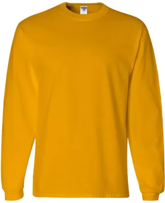 363LS Jerzees Adult HiDENSI-TTM Long-Sleeve Cotton T-Shirt Gold