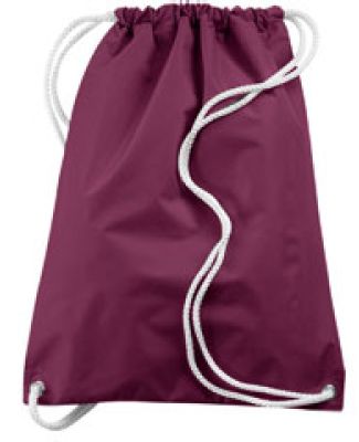 Augusta Sportswear 175 Large Drawstring Backpack Maroon