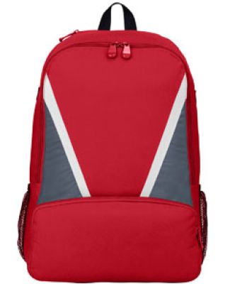 Augusta Sportswear 1767 Dugout Backpack Red/ Graphite/ White