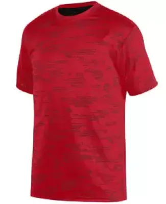 Augusta Sportswear 1801 Sleet Wicking Tee Red/ Black