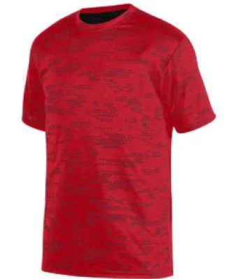 Augusta Sportswear 1802 Youth Sleet Wicking Tee Red/ Black