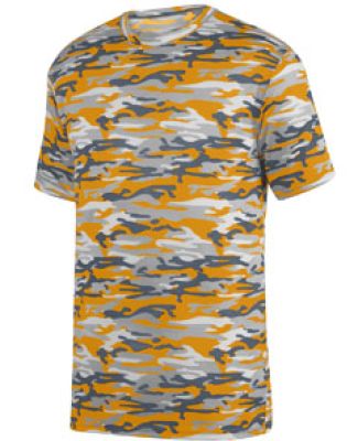 Augusta Sportswear 1805 Mod Camo Wicking Tee Gold Mod