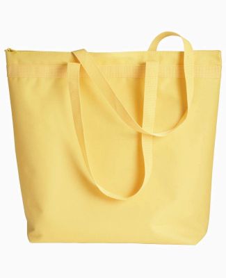 8802 UltraClub® Zippered Recycled Polyester Tote