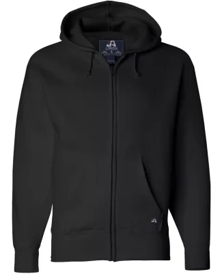 J. America - Premium Full-Zip Hooded Sweatshirt - 8821 Black