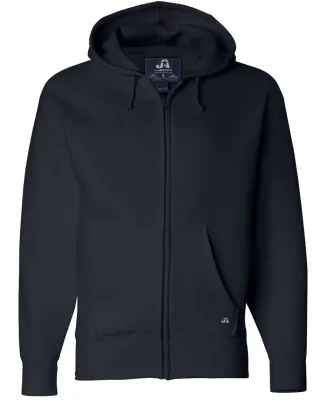 J. America - Premium Full-Zip Hooded Sweatshirt - 8821 Navy