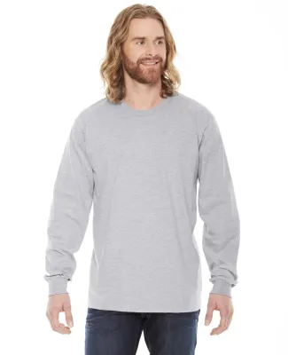 2007 American Apparel Fine Jersey Long Sleeve T-Shirt HEATHER GREY