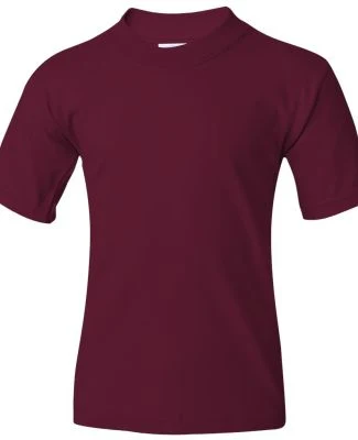 363B Jerzees Youth HiDENSI-TTM Cotton T-Shirt Maroon