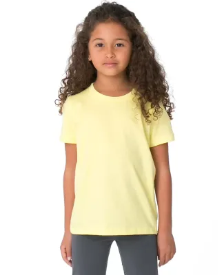 2105 American Apparel Kids Fine Jersey Short Sleeve T Lemon(Discontinued)
