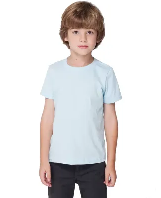 2105 American Apparel Kids Fine Jersey Short Sleeve T Light Blue(Discontinued)