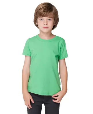 2105 American Apparel Kids Fine Jersey Short Sleeve T Grass Green(Discontinued)