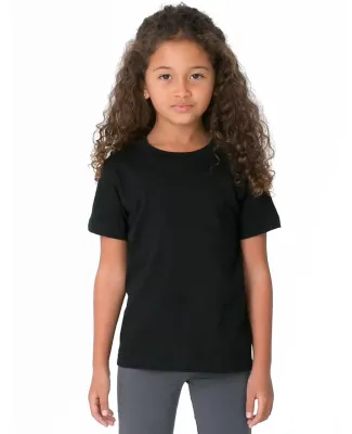 2105 American Apparel Kids Fine Jersey Short Sleeve T Black(Discontinued)