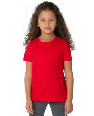 2105 American Apparel Kids Fine Jersey Short Sleeve T Red(Discontinued)