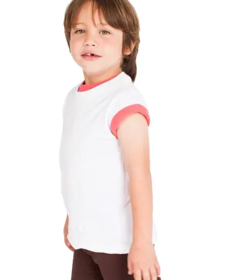 American Apparel 2105ORW Toddler Organic Fine Jersey Short-Sleeve T-Shirt White