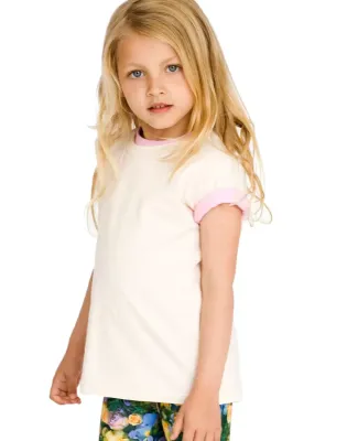 American Apparel 2105ORW Toddler Organic Fine Jersey Short-Sleeve T-Shirt Natural