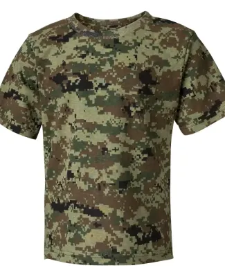 2206 Code V Youth Camouflage T-shirt Green Digital