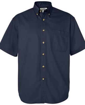 Sierra Pacific 6201 Short Sleeve Cotton Twill Shirt Tall Sizes Navy