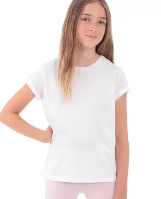 American Apparel 2201ORW Youth Organic Fine Jersey Short-Sleeve T-Shirt White
