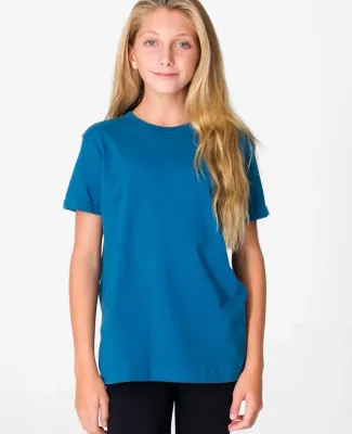 American Apparel 2201ORW Youth Organic Fine Jersey Short-Sleeve T-Shirt Galaxy
