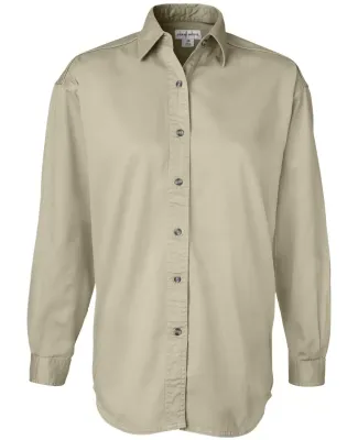 Sierra Pacific 5201 Women's Long Sleeve Cotton Twill Shirt Natural