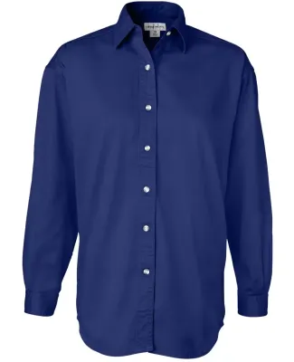 Sierra Pacific 5201 Women's Long Sleeve Cotton Twill Shirt Royal