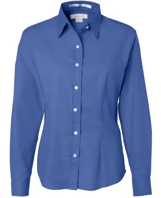 FeatherLite 5233 Women's Long Sleeve Stain Resistant Oxford Shirt French Blue