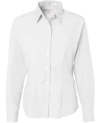 FeatherLite 5233 Women's Long Sleeve Stain Resistant Oxford Shirt White