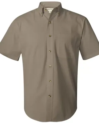 FeatherLite 6281 Short Sleeve Twill Shirt Tall Sizes Sandalwood/ Stone
