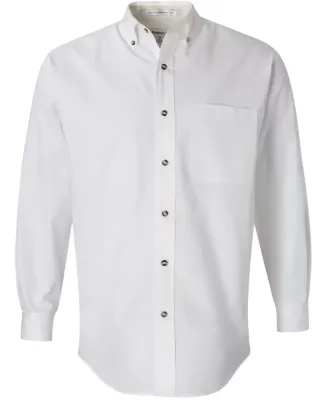 FeatherLite 7281 Long Sleeve Twill Shirt Tall Sizes Arctic White/ Stone