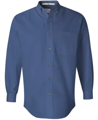 FeatherLite 7281 Long Sleeve Twill Shirt Tall Sizes Pacific Blue