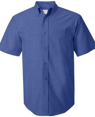 FeatherLite 0231 Short Sleeve Stain Resistant Oxford Shirt French Blue
