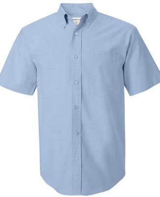 FeatherLite 0231 Short Sleeve Stain Resistant Oxford Shirt Light Blue