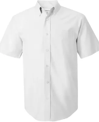 FeatherLite 6231 Short Sleeve Oxford Shirt Tall Sizes White