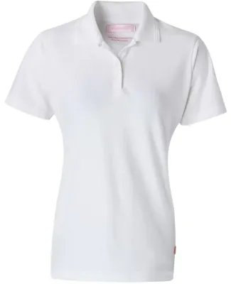 Augusta Sportswear 825 Women's Platinum Pique Sport Shirt Arctic White