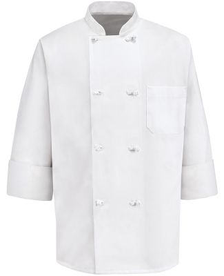 Chef Designs 0411 Eight Knot Button Chef Coat