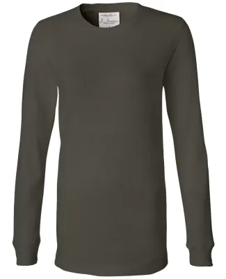 J America 8234 Ladies' Cortney Long Sleeve Thermal T-Shirt Army