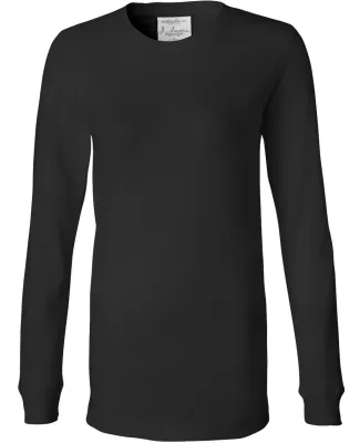 J America 8234 Ladies' Cortney Long Sleeve Thermal T-Shirt Black