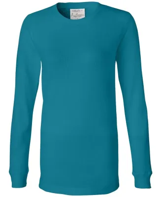 J America 8234 Ladies' Cortney Long Sleeve Thermal T-Shirt Turqberry