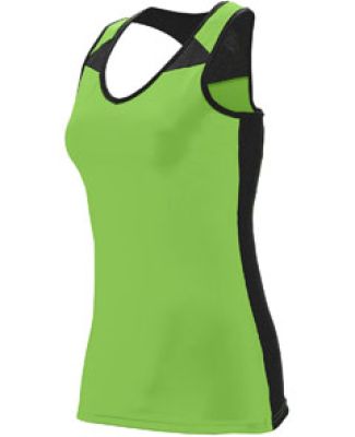 Augusta Sportswear 2426 Women's Zentense Tank Lime/ Black