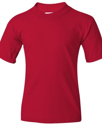 363B Jerzees Youth HiDENSI-TTM Cotton T-Shirt True Red