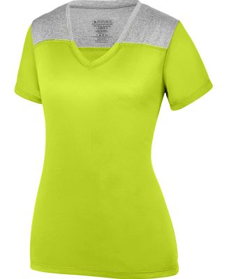 Augusta Sportswear 3057 Women's Challenge T-Shirt Lime/ Graphite Heather