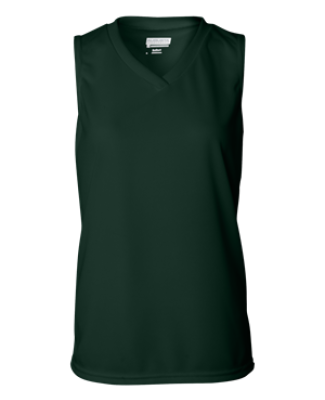Augusta Sportswear 525 Ladies' Wicking Sleeveless Jersey Dark Green