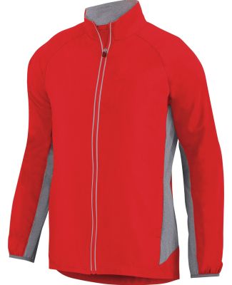 Augusta Sportswear 3300 Preeminent Jacket Red/ Graphite Heather