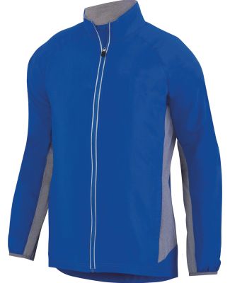 Augusta Sportswear 3300 Preeminent Jacket Royal/ Graphite Heather