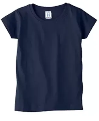 3316 Rabbit Skins® Toddler Girls Fine Jersey T-Shirt NAVY