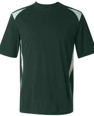 Augusta Sportswear 1050 Premier Performance T-Shirt Dark Green/ White
