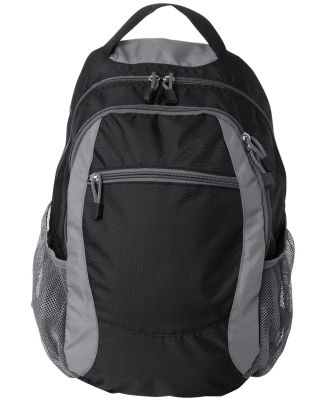 Liberty Bags 7760 Campus Backpack BLACK/ GREY